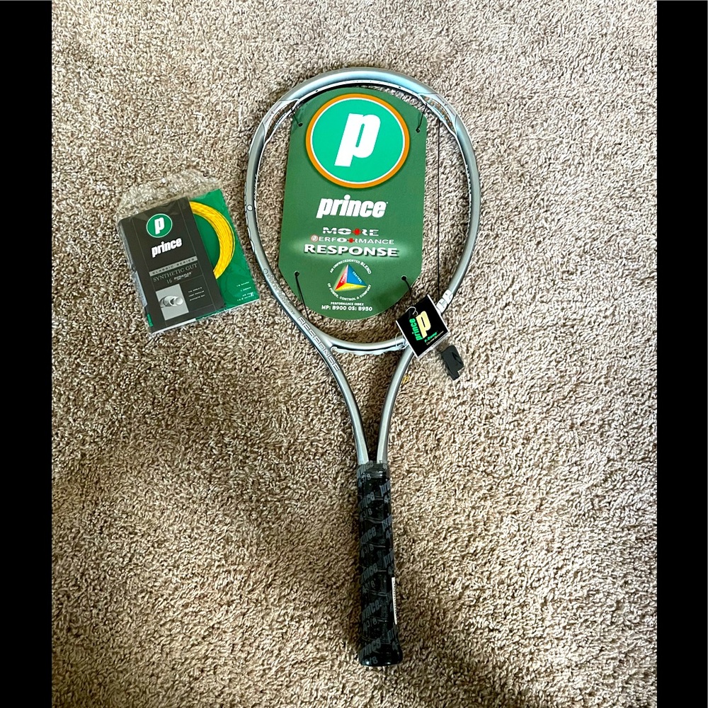 Prince NWT More Performance Response tennis racquet.